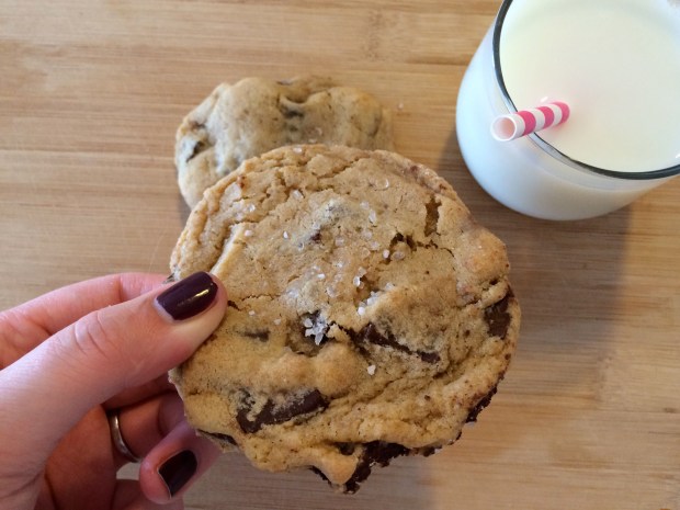 Salted Chocolate Chip Cookies | Not Your Average Dairy Queen