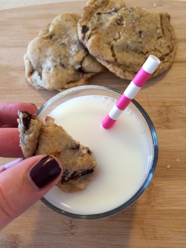 Salted Chocolate Chip Cookies | Not Your Average Dairy Queen