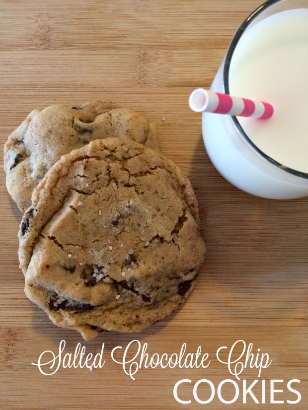 Salted Chocolate Chip Cookies | Not Your Average Dairy Queen