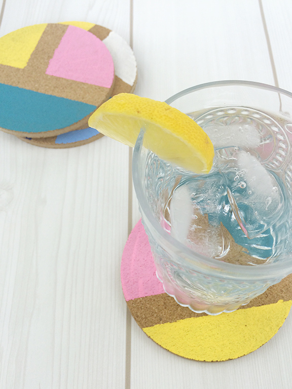 DIY-Color-Blocked-Coasters