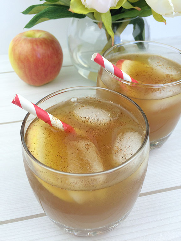 Maple Bourbon Cider Cocktail | Beauty and Blooms