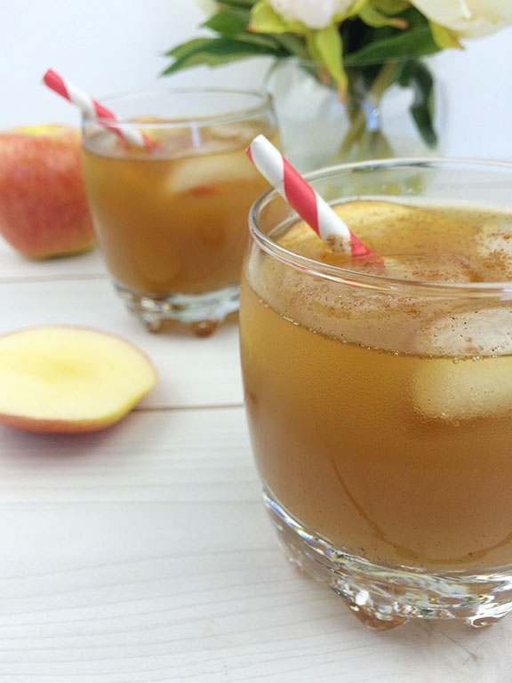 Maple Bourbon Cider Cocktail | Beauty and Blooms
