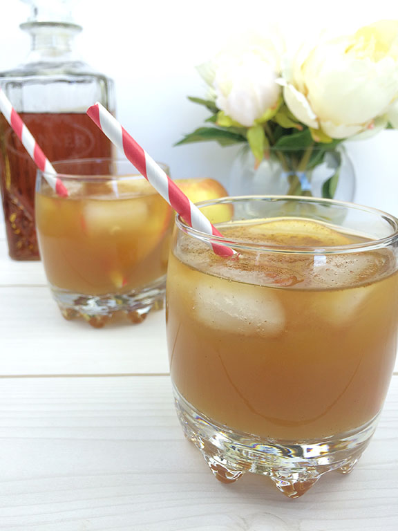 Maple Bourbon Cider Cocktail | Beauty and Blooms