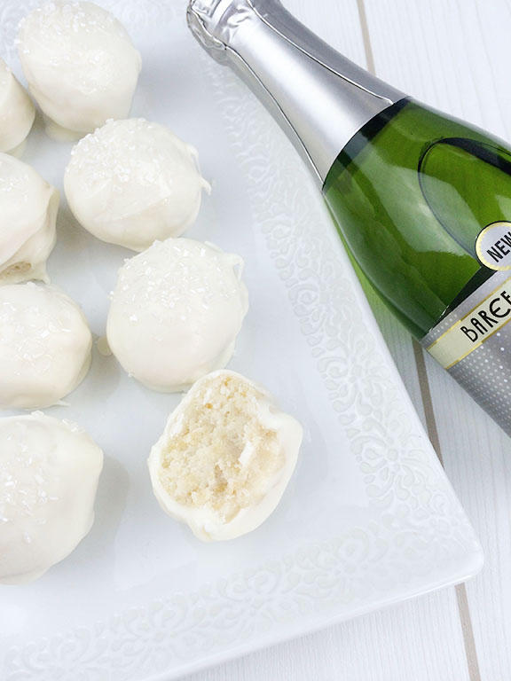 Champagne Cake Pop Bites