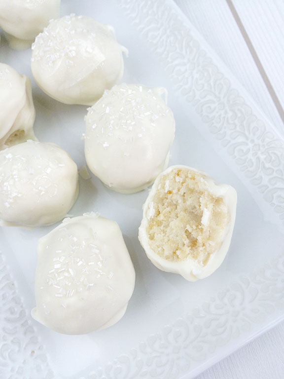Champagne Cake Pop Bites