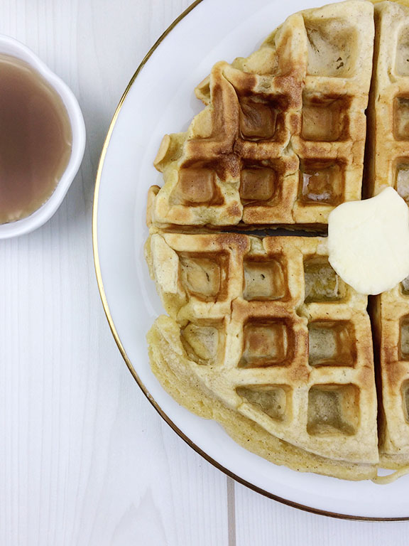 Eggnog Waffles
