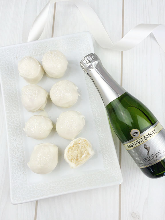 Champagne Cake Pop Bites