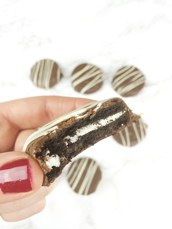 Chocolate Covered Bourbon Oreos
