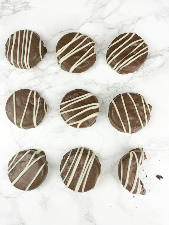 Chocolate Covered Bourbon Oreos