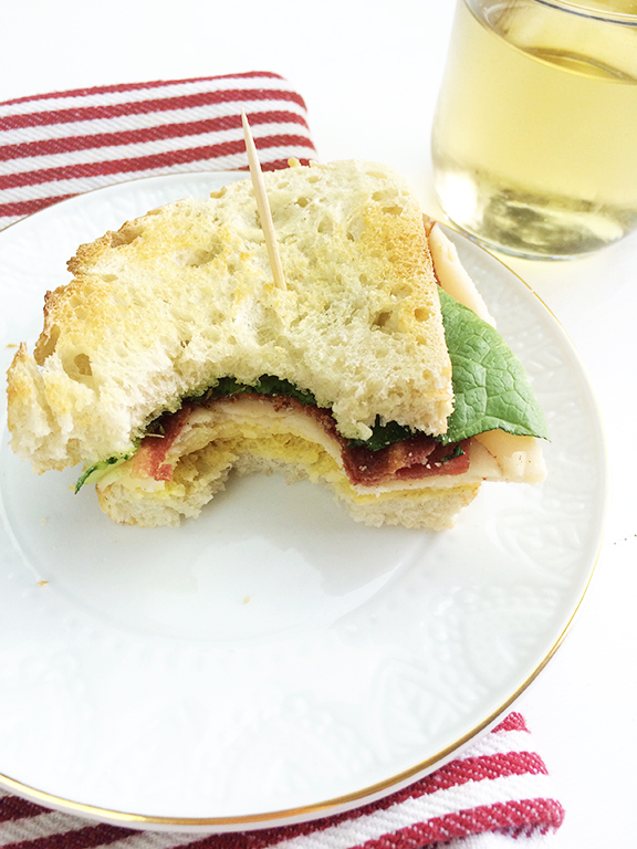 Titletown Turkey Club Sandwich