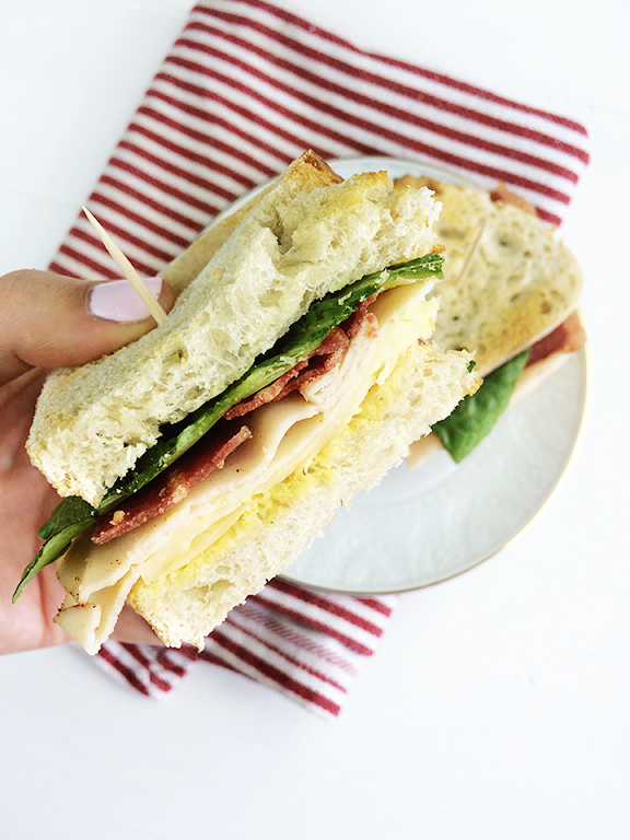 Titletown Turkey Club Sandwich