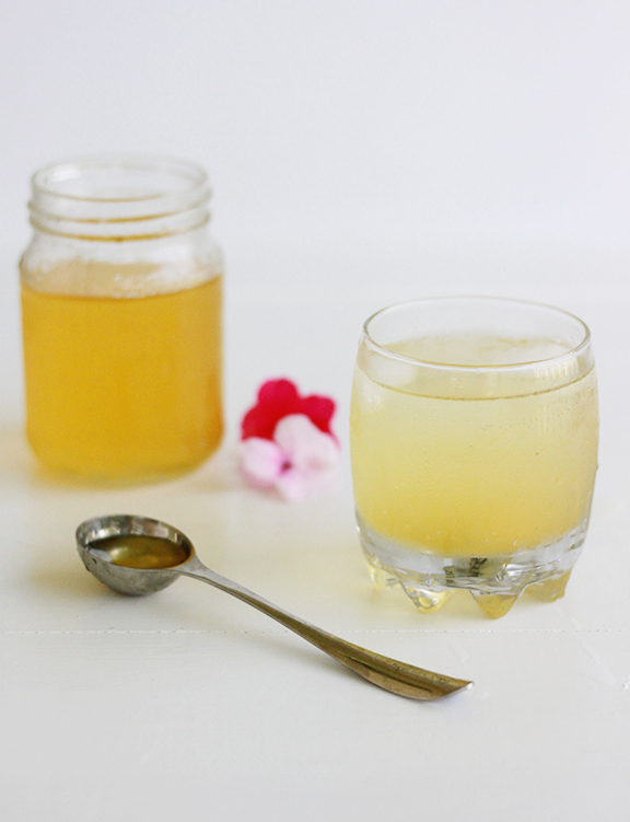 Peach Scrub Gin and Tonic. Refreshing summer cocktail!