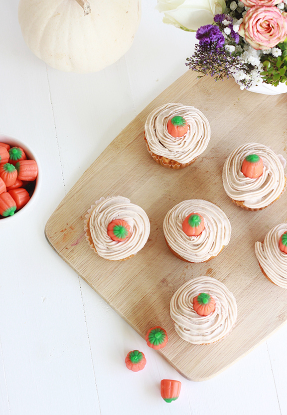 Pumpkin Chai Cupcakes