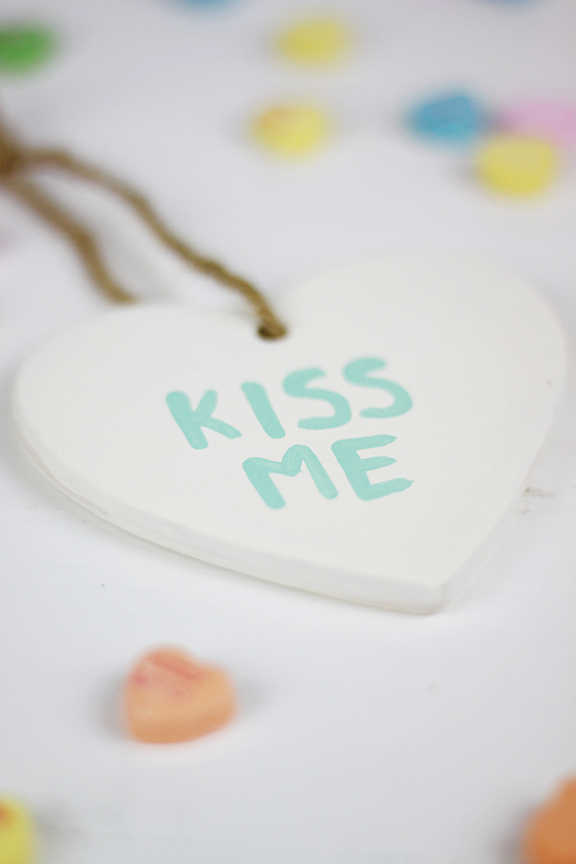 Conversation Heart Ornament