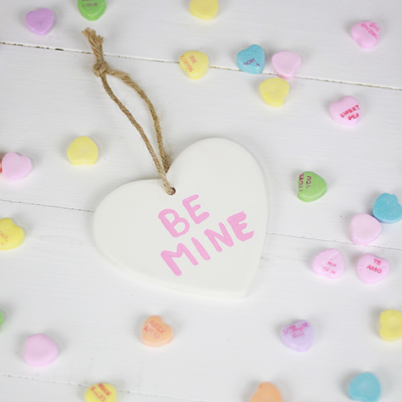 Conversation Heart Ornament
