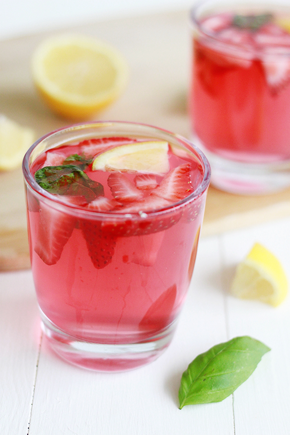 Strawberry Basil Lemonade