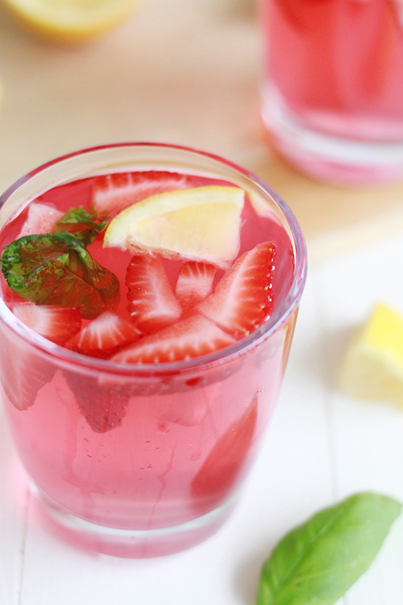 Strawberry Basil Lemonade