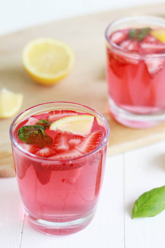 Strawberry Basil Lemonade