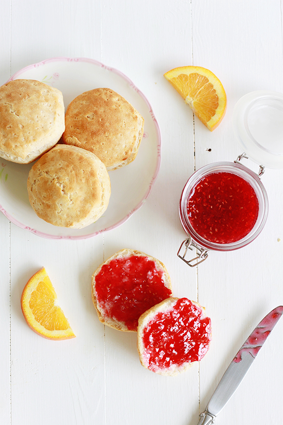 Raspberry Orange Freezer Jam