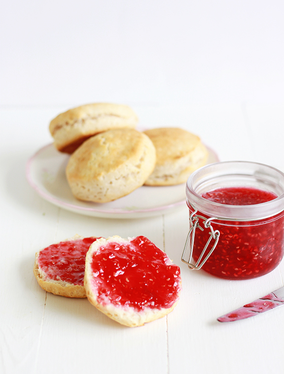 Raspberry Orange Freezer Jam