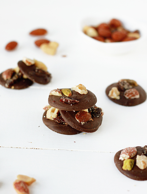 Dark Chocolate Trail Mix Bites