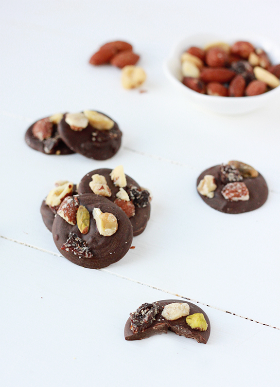 Dark Chocolate Trail Mix Bites
