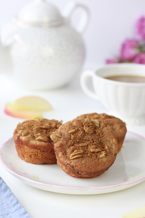 Cinnamon Apple Protein Muffins