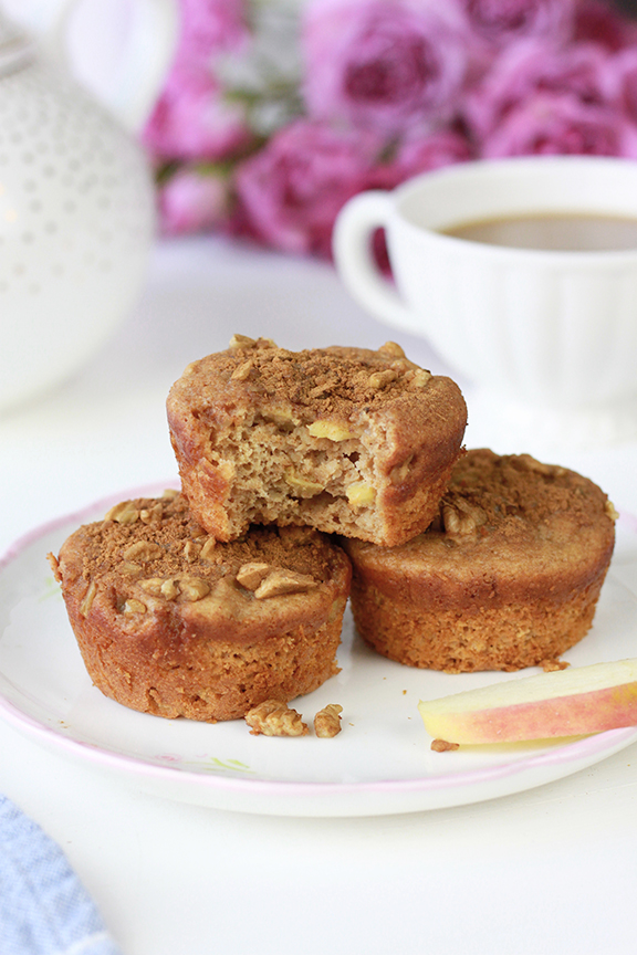 Cinnamon Apple Protein Muffins