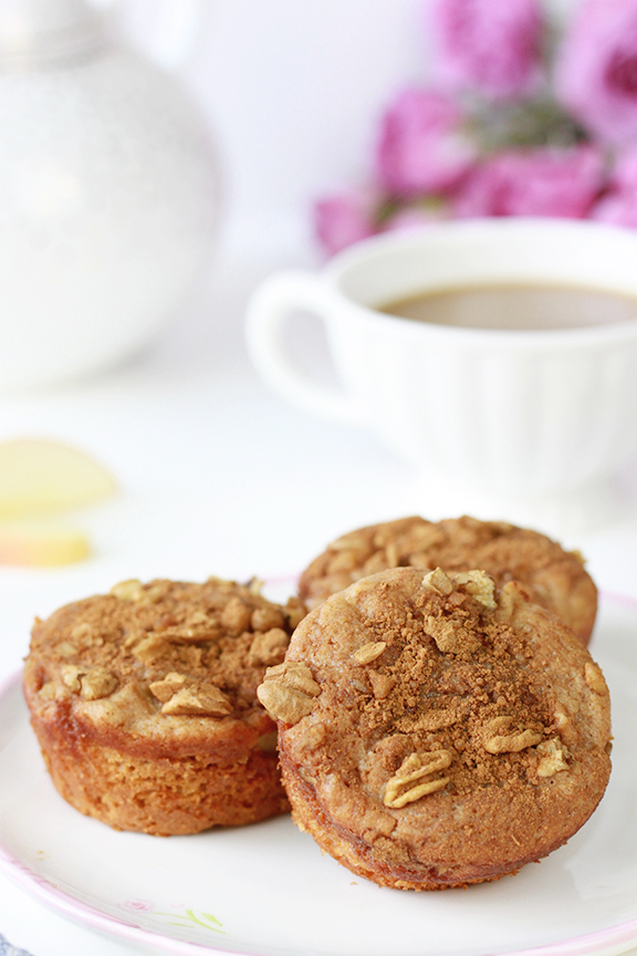 Cinnamon Apple Protein Muffins