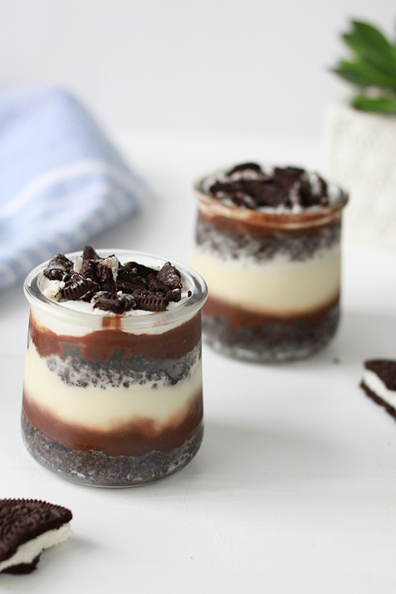 Oreo Ice Cream Cake Pots