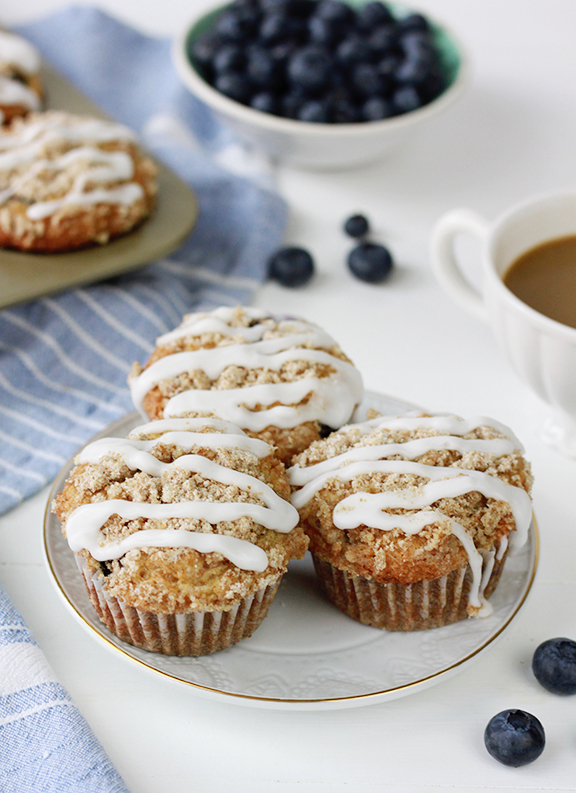 Blueberry Coffee Cake Muffins