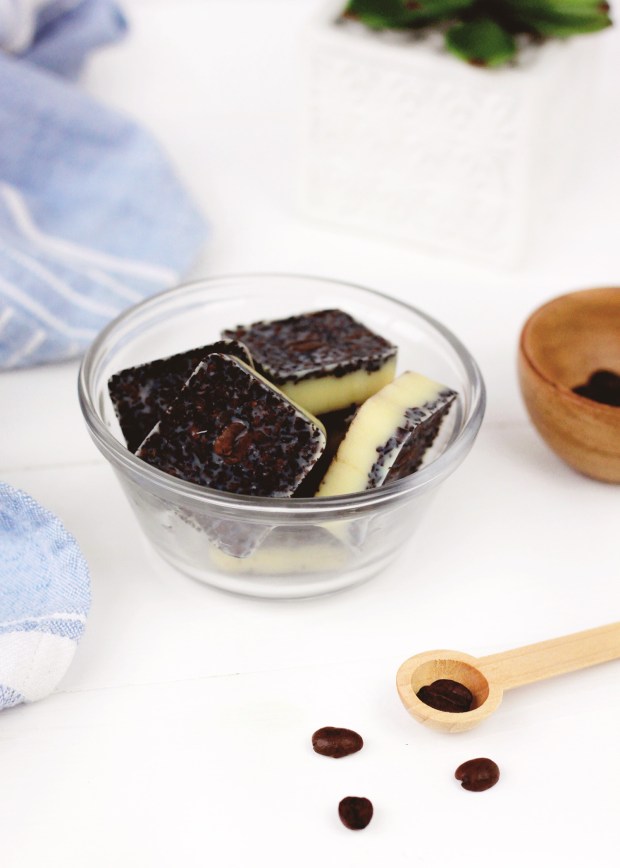 DIY Exfoliating Coffee Shower Melts | DIY Shower Melts | DIY Skin Care | Pamper Yourself | Shower Moisturizer Bar | Coffee Skin Care
