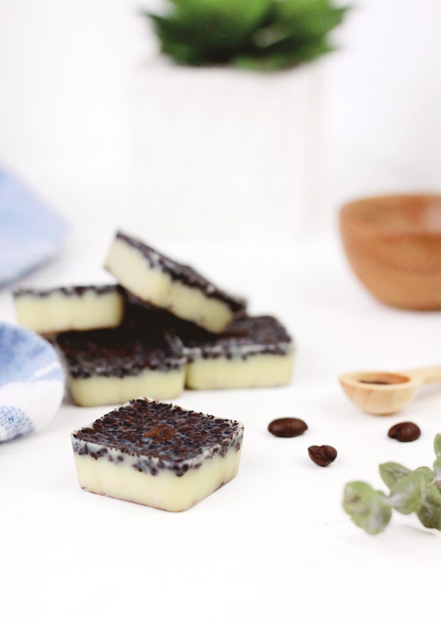 DIY Exfoliating Coffee Shower Melts | DIY Shower Melts | DIY Skin Care | Pamper Yourself | Shower Moisturizer Bar | Coffee Skin Care